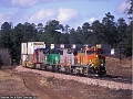 BNSF 4917 at East Flag, AZ in March 1999